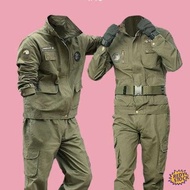 ✨Ready Stock✨ Pakaian kerja kimpalan Safety Work Jacket Work Clothes Men's Labor Protection Suit Dir