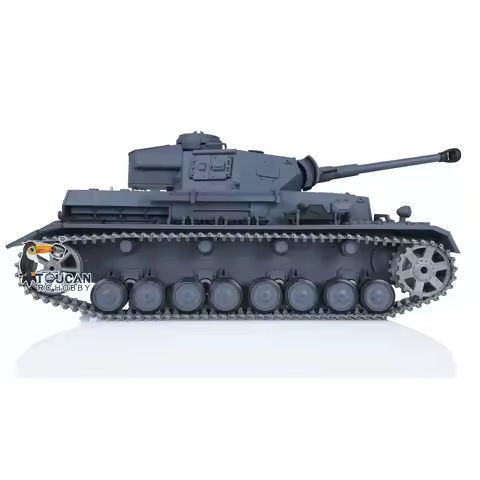 HENG LONG Toys 1/16 TK7.0 German Panzer IV F2 RTR RC Tank 3859 Metal Tracks Steel Motor BB Airsoft S