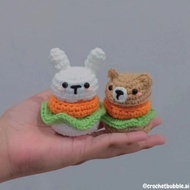 PDF PATTERN ONLY crochet mini burger pdf pattern
