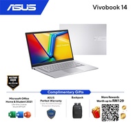 ASUS VivoBook 14 A1404V-AAM166WS /AAM168WS (Intel Core i5-1335U /8GB-24GB RAM /512GB SSD /14''FHD /Intel Iris /Ms Office /W11)