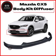 Mazda CX5 CX-5 Bodykit Body Kit Front Skirt Lip Diffuser (Black / Carbon )