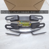 Number Plate Holder Bracket no Honda PCX ADV 150 160 XMAX Front Visor Thick Material Anti Shake