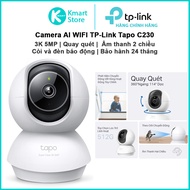 TP-Link Tapo C230 5MP AI WIFI Camera | 2-way audio | Scanning | AI intelligent detection | Tapo CCTV