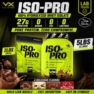 VITAXTRONG™ ISO-PRO Whey Isolate (2lbs/ 0.97g) | 27g Hydrolyzed Protein • Zero Sugar • Zero Fat • La