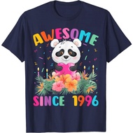 26 Years Old Panda Lover Awesome Since 1996 26th Birthday T-Shirt