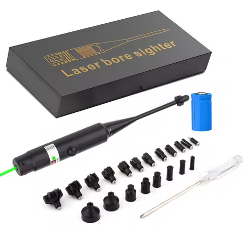 Universal Laser Bore Sight Kit .177 .22 to.64 Rifle Collimator Boresighter Laser Pointer Collimator 