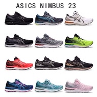 2023 Asics ใหม่เจล NimbusN23รองเท้าบุรุษมาราธอนจำกัดกันกระแทกระบายอากาศได้รองเท้าผู้หญิงรองเท้าวิ่งรองเท้าบุรุษ