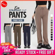 KM Daisy Slim Straight Cut Women Drawstring Pants [P6998]