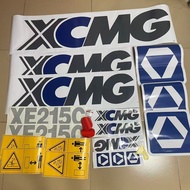 XCMG XE60 65 75 80 135 155 215 225 305 335DA/DK Vehicle Labels Stickers Vehicle Stickers Warning Sti