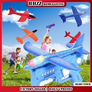 Aeroplane Toys for Kids LED Aircraft Toy with Launcher Foam Glider Plane Toy