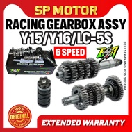 Y15 / Y16 / LC135-5S RACING 6 SPEED GEARBOX SET ASSY ORIGINAL ESR RACING