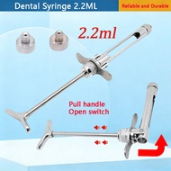 Dental Syringe 2.2ML Stainless Steel Quantitative Press Type Syringe