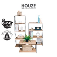 HOUZE - RALF Slim Storage Rack | Storage Shelf -  2 Tiers | 3 Tiers | 4 Tiers | 5 Tiers | 6 Tiers