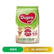 Susu Dupro Langkah 2 Rumusan Susulan berat 550