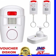 Anti-Theft Alarm Infrared PIR Motion Sensor 2 Remotes