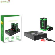 SC【ready stock】Rechargeable Battery Pack With 2x2600mAh Large Capacity Batteries 2xUSB Output Ports Compatible For Xbox Series S/X Xbox One
