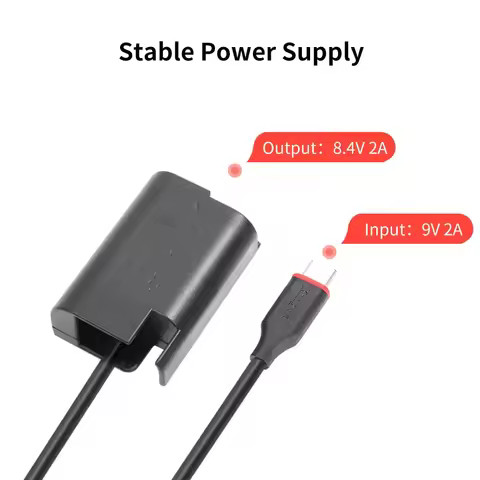 King Ma DMW-BLK22 Decoded Dummy Battery PD 20W Power Adapter for Panasonic DMC-GH3 GH5 GH5 II GH5S G