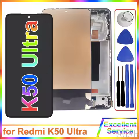 Premium LCD for Redmi K50 Ultra LCD Display Touch Screen Assembly Replacement for Redmi K50 Ultra 22