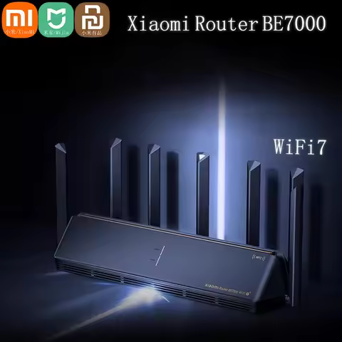 Xiaomi Mijia Router BE7000 Tri-Band WiFi Repeater VPN 1GB Mesh 3.0USB IPTV 7000M 2.5G Ethernet Ports