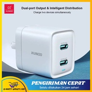 XUNDD XDCH-043 40W/20W Dual USB C GaN Charger Fast Charger PD Quick For Android iPhone Adapter