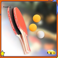 [Fx] 1Set Professional Portable Entertainment Training Ping Pong Racket for Beginners