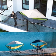 Heavy duty steel frame hammock, courtyard, garden, balcony, all-weather durable hanging chair, multi
