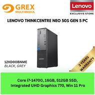 Lenovo ThinkCentre NEO 50s GEN5 TOWER 12XD00BNME Desktop PC (Core i7-14700,16GB DDR5,512GB SSD,4.20k