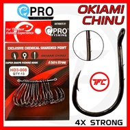 PRO FISHING Okiami Chinu 4X Strong Hook Profishing High Carbon Bait Holder
