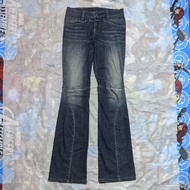 Celana Panjang Jeans Marithe Francois Girbaud Blue Fading Bootcut 