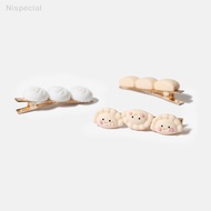 [Nispecial] Food Bun Dumpling Steamed Bun Hair Clip For Women Girl Korean Small Side BB Hairpin Cute Sweet Headwear Hair Accessories [SG]