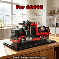 Acrylic Display Box Storage Case For Lego 60493 F1 Display Truck with Audi F1 Race Car Popmart Labub