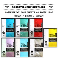 MASTERPRINT EXAM SHEETS A4 70GMS/80GMS/100GMS (LOOSE LEAF)