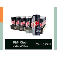 F&N Sparkling Club Soda Water //6 x 325ml //24 x 325ml .es