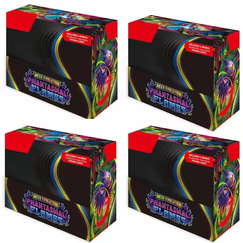360Pcs/Set Pokémon Card MEGA EVOLUTION Pre-group SCARLET&VIOLE 151 PHANTASMA FLAMES Prismatic Englis