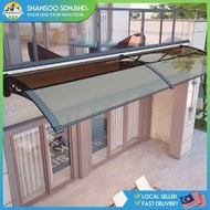 Sunshield Awning Rumah Door Awning Canopy Courtyard Sunshade Rain Protections Window Awning Balcony Outdoor Tingkap