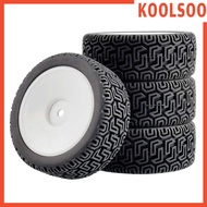 [koolsooMY] RC Car Rubber Tires &amp; Rims 12mm for WLtoys 144001 and 1/18 1/16 1/10 Car Tyre(
