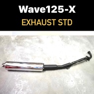 HONDA W125X WAVE125X EXHAUST (ST) // WAVE 125 X ULTIMO WAVE125-X EXHAUST EKZOS MUFFLER STD STANDARD