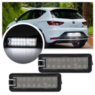 2x Canbus LED License Number Plate Light For Seat Leon Exeo Toledo Altea 5P Ibiza Skoda Superb 3T VW