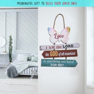 LivingbyFaith Christian Wooden Wall Decor/ Christian Gifts/ Christmas Gifts/ Housewarming Gifts/ Hom