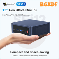 BGXDF Beelink I5-12450H 12th Intel พีซีขนาดเล็ก SEi12 16G DDR4 3200MHz 500GB SSD Wifi6ชนิด C 4K 60Hz คีย์บอร์ดเกม HYSEH