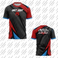 East vs West 15 Arm Wrestling Youth Men  Girls Tops Game Jersey Fitness Breathable Outdoor Quality S