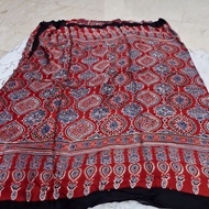 MODAL SILK SAREE WITH AJRAKH PRINTS