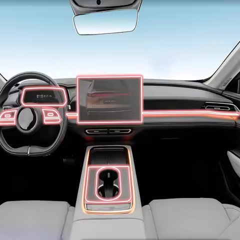 FOR Mazda EZ6 2024-2025 Dashboard Multimedia Navigation Transparent Anti-Scratch Protection Film Mod