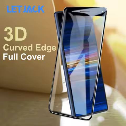 3D Curved Full Cover Screen Protector for Sony Xperia 10 5 1 III II XZ4 XZ3 XZ2 XZ1 Compact XZ Premi