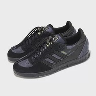 adidas 滑板鞋 Handball Top X Mike 男鞋 黑 藍 聯名 快速繫繩 復古 拼接 愛迪達 IF5348