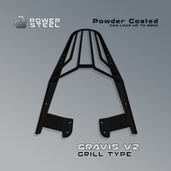 Top Box Bracket for Yamaha Mio Gravis Version 2 /POWDER COATED / Gravis v2 Accessories /  POWER STEE