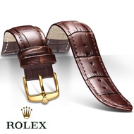 Rolex Watch Strap Genuine Leather Original Yacht Dayton Nacellini Submariner Water Ghost Strap Accessories 20mm