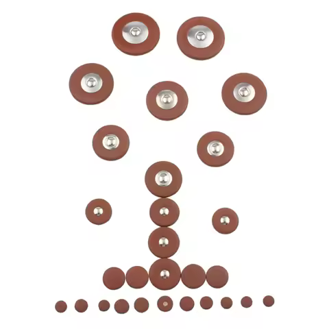 Saxophone Leathers Pads Sax Leathers Cushion for Tenors/Alto/Soprano Saxophone G99D