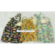 Girls' TOP BLACK FLOWER STRAP TOP KD900