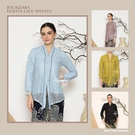 (TOP ONLY) Bycikdara Kebaya Lace Pearl Masayu | Tiada Kain | Kebaya Bali | Baju Kebaya